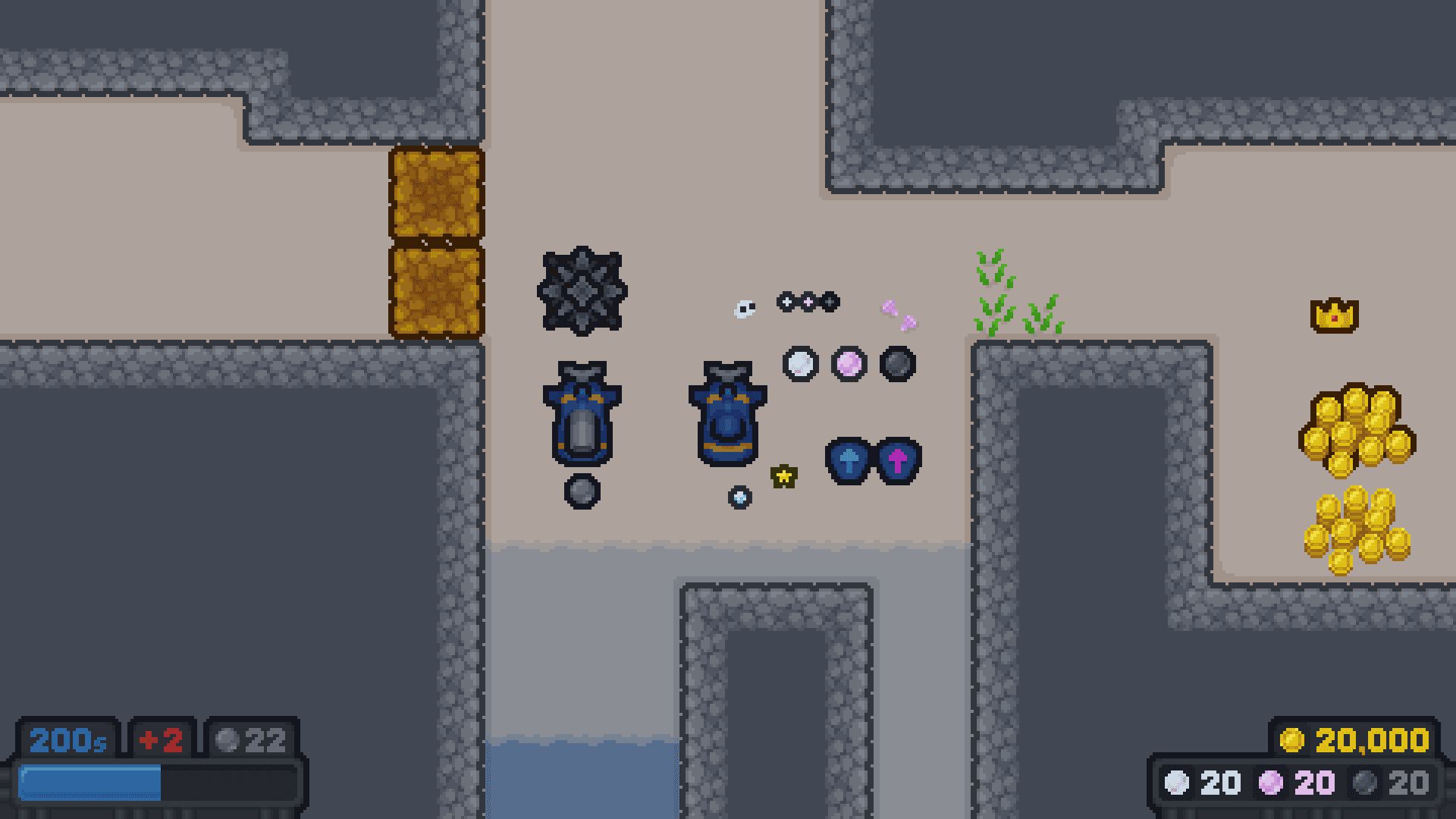 Screenshot of the mockup for the game