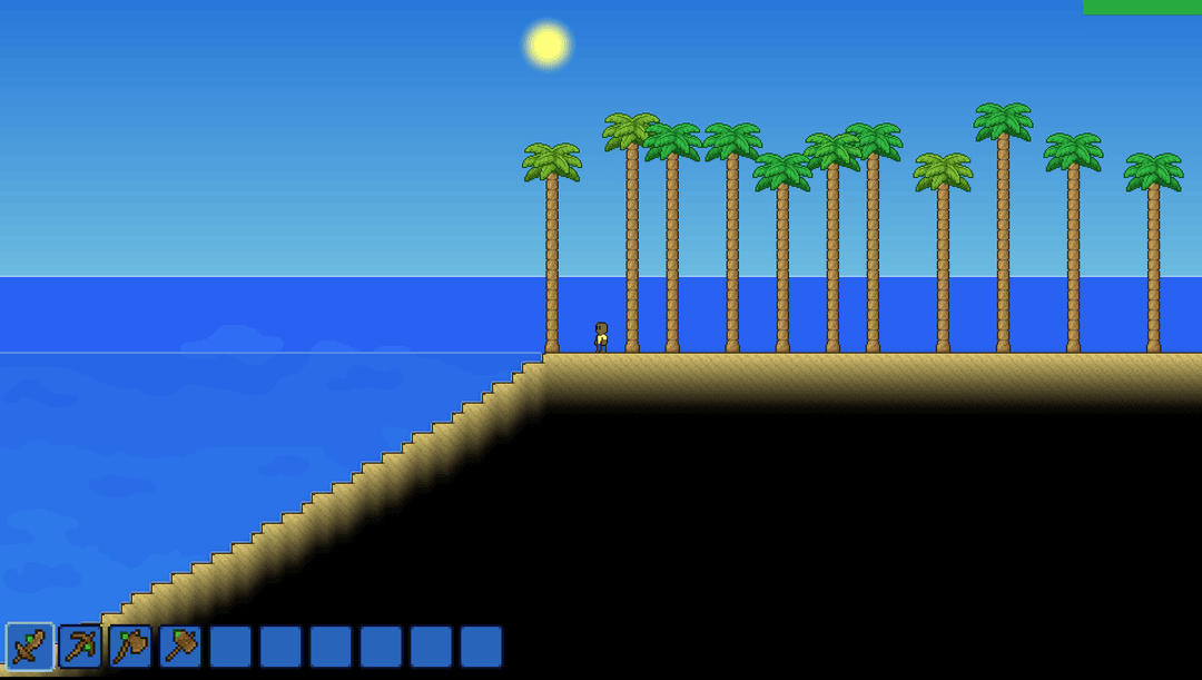 Screenshow of an ocean in Wizbowo's Conquest